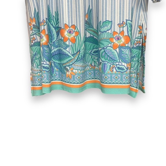 NWT Ruby Rd. Petite Botanical Garden Boho Top PM - Picture 3 of 5